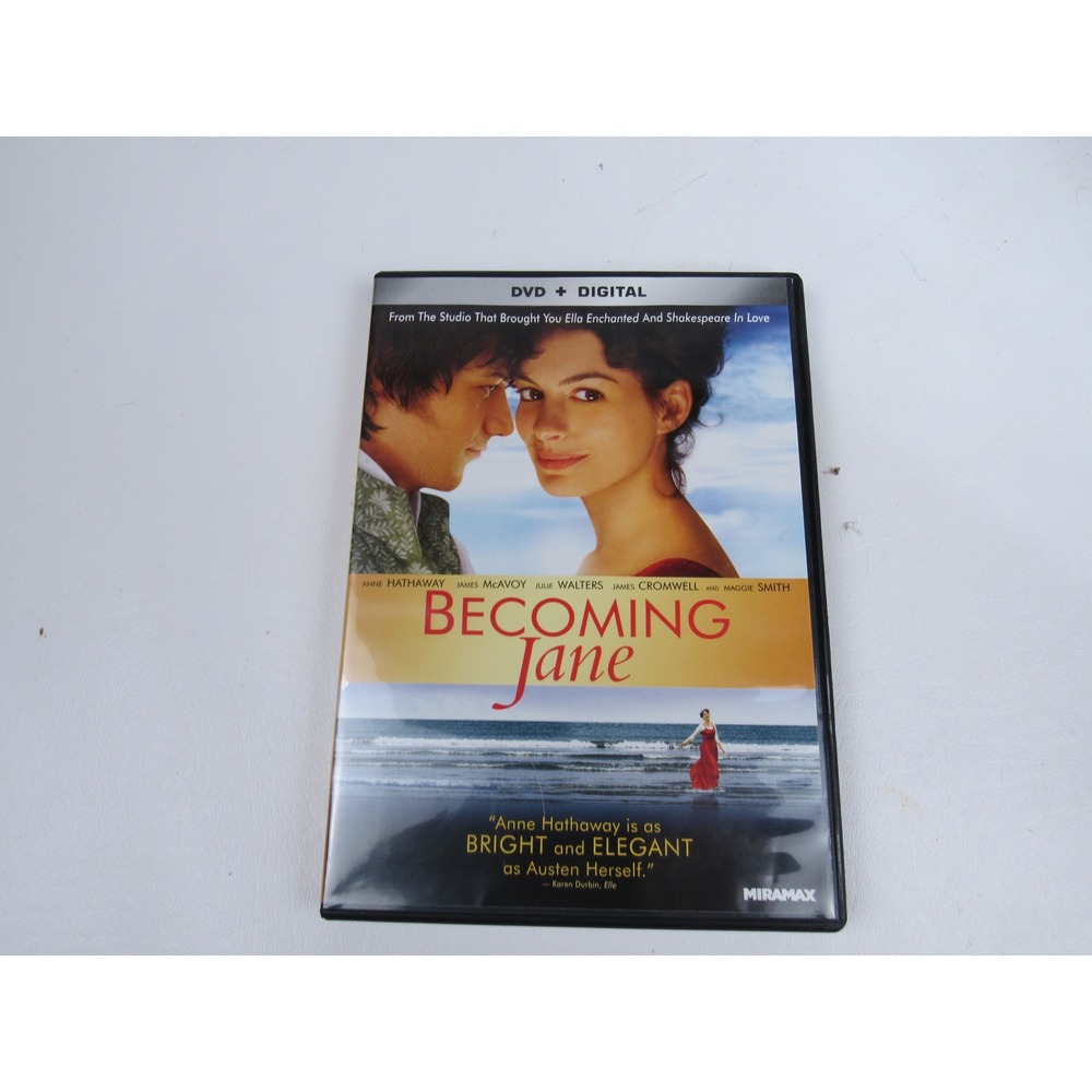 Becoming Jane DVD Anne Hathaway James McAvoy Miramax Romantic Drama 2007